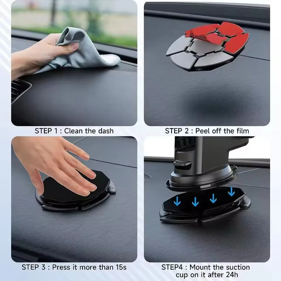 Car Anti-Slip Dashboard Mat - حامل هاتف لاصق للوحة القيادة في
