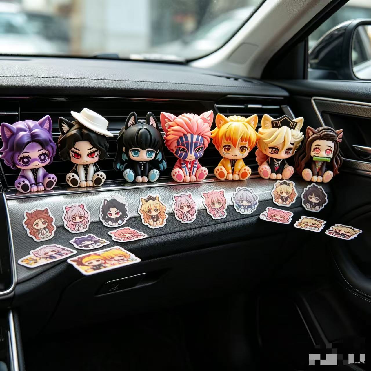 Car Accessories Cute - تمثال صغير لشخصية قاتل الشياطين، زينة