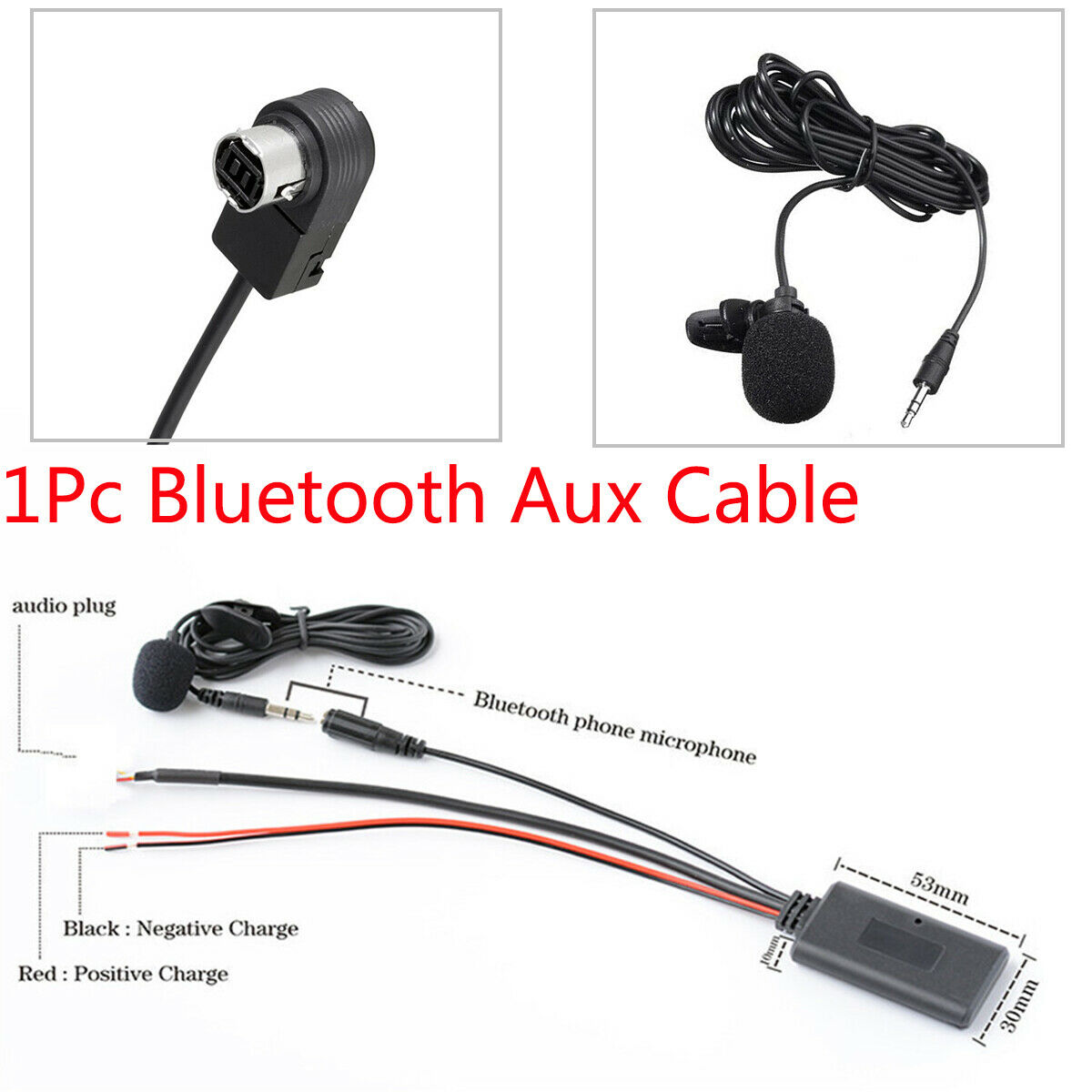 Car Accessories Jvc - كابل بلوتوث 5.0 للسيارة مع ميكروفون