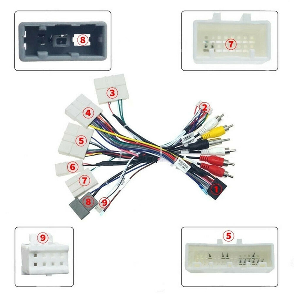 Car Accessories Nissan Xtrail - كابل توصيل صوت وراديو للسيارة متوافق