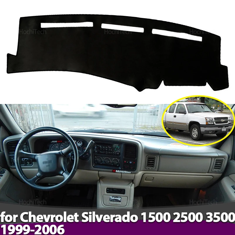 Car Anti-Slip Dashboard Mat - لشروليه سيلفرادو 1500 2500 3500 1999-2006