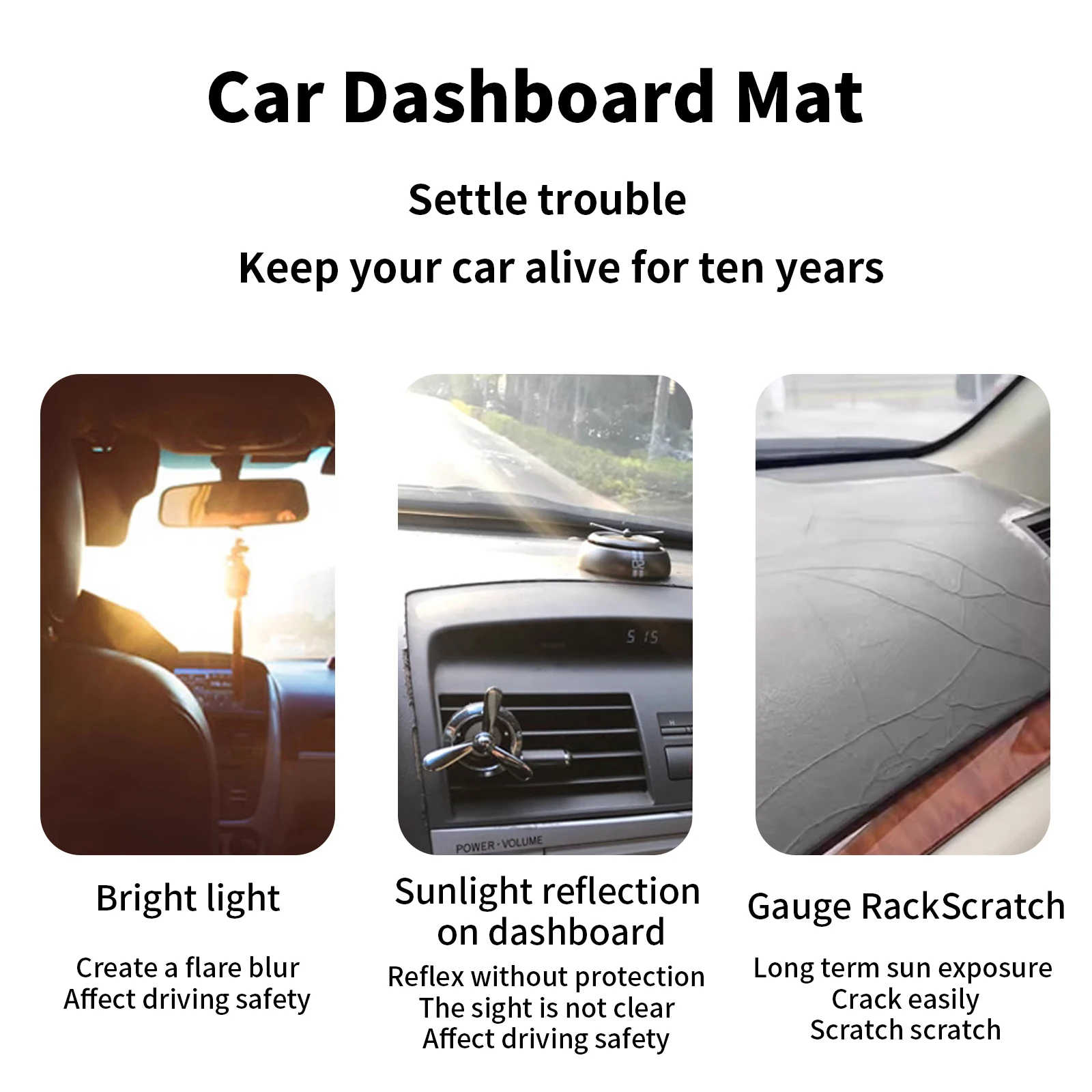 مناسب لسيارة جيلي EX2 بروتون E - مراجعة Car Anti-Slip Dashboard Mat وسعره