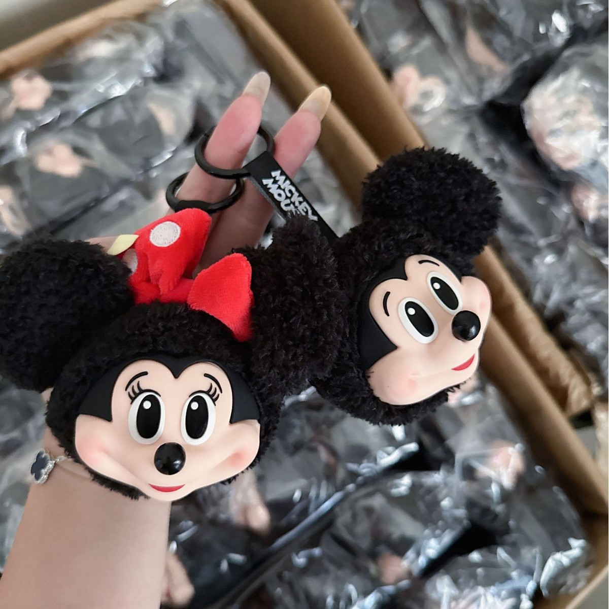 ميكي ميني أفخم دمية المفاتيح ل - مراجعة Car Accessories Cute وسعره