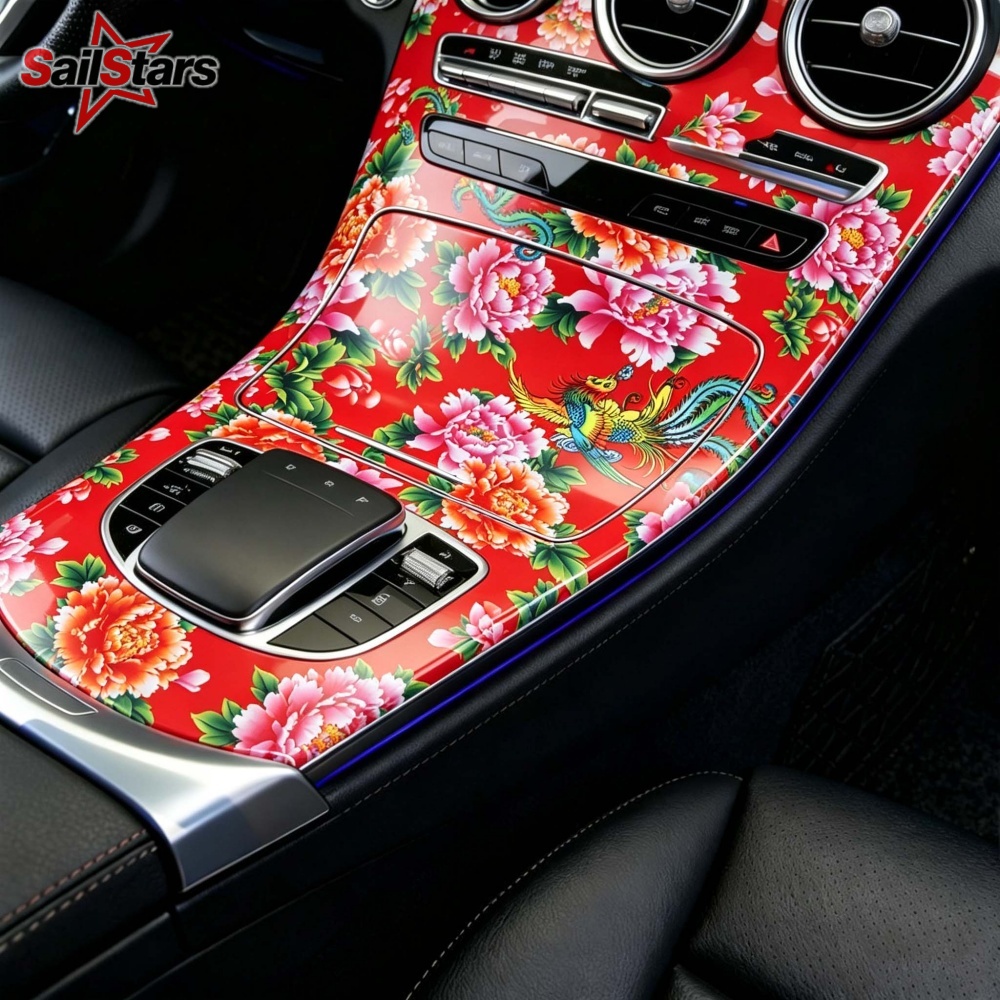 فينيكس ‌   ملصقات بنقوش الزهور - مراجعة Car Accessories Phoenix وسعره