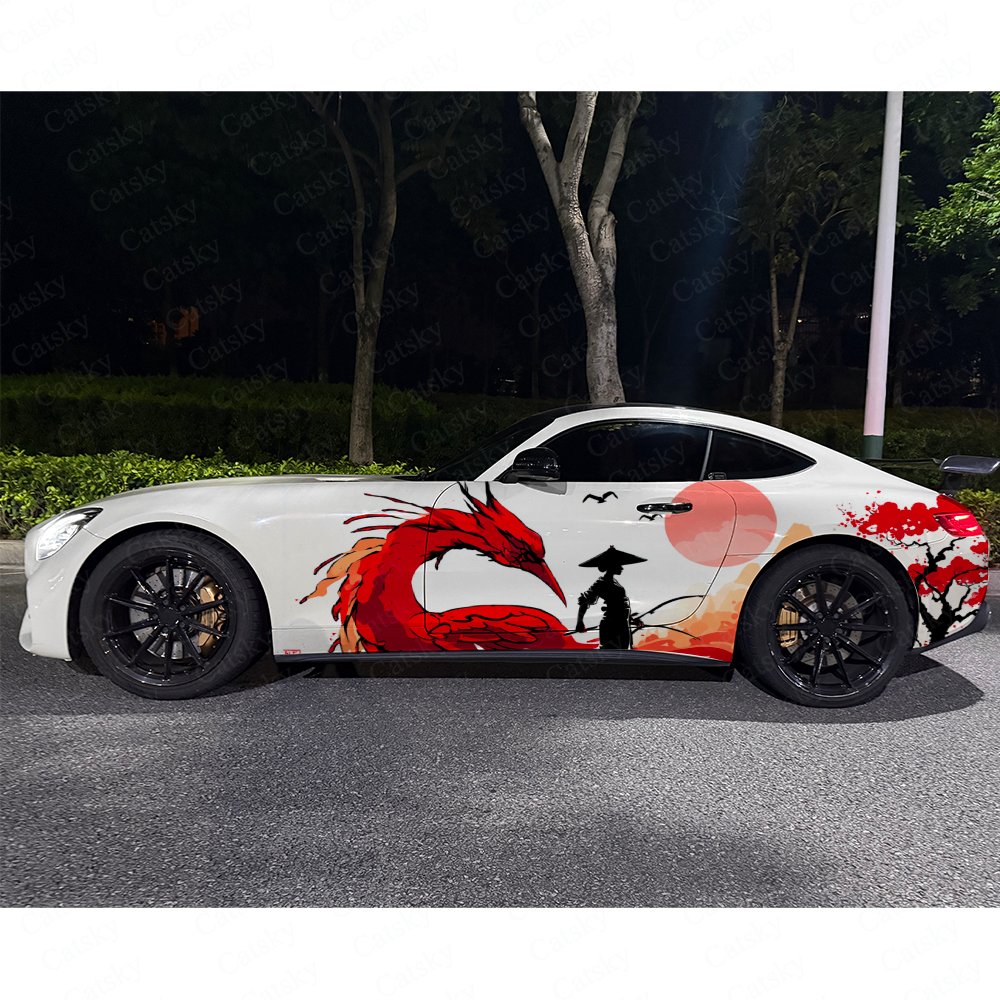 ملصقات جانبية للسيارة بتصميم س - مراجعة Car Accessories Phoenix وسعره