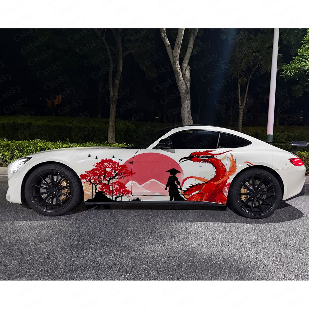 ملصقات جانبية للسيارة بتصميم ق - مراجعة Car Accessories Phoenix وسعره