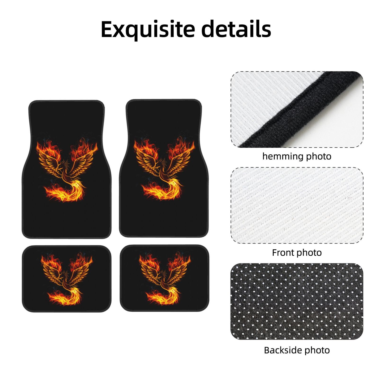 لهب الطيور النار فينيكس طباعة  - مراجعة Car Accessories Phoenix وسعره