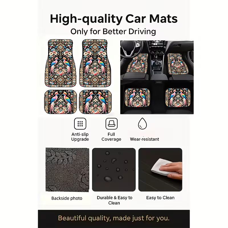 سجادات أرضية للسيارة بتصميم زه - مراجعة Car Accessories Phoenix وسعره