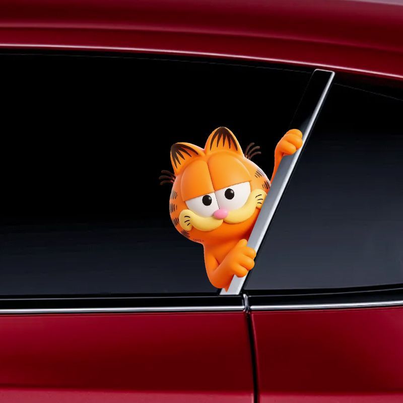 ملصقات غارفيلد الكرتونية اللطي - مراجعة Car Accessories Cute وسعره